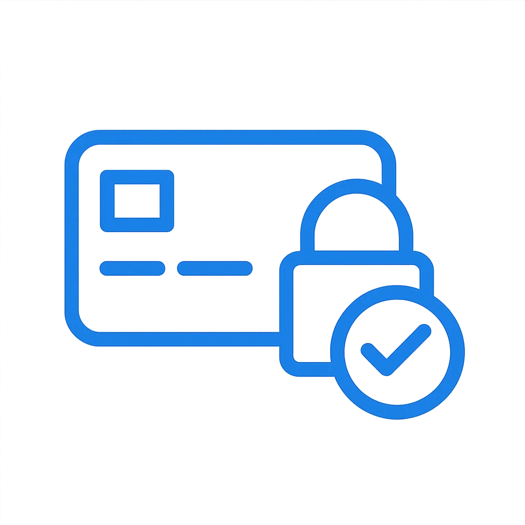 secure payment processing icon